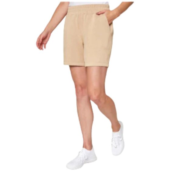 NEW Mondetta High-Rise Shorts | Tan | Size L - Picture 6 of 6